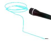 Muster-Leuchtschnur - sample Electroluminescence String